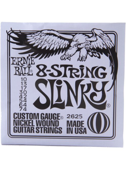Ernie Ball  8-String Slinky Nickel Wound Electric Strings 10 - 74