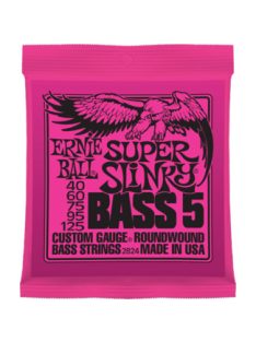 Ernie Ball 040-125 - Super Slinky 5 húros -készlet