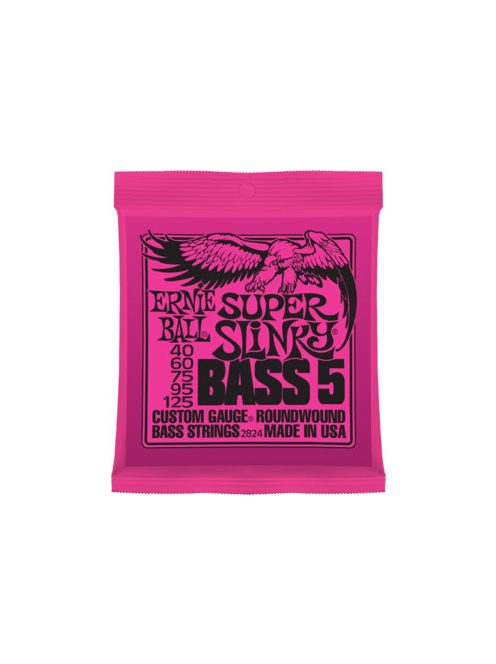Ernie Ball 040-125 - Super Slinky 5 húros -készlet