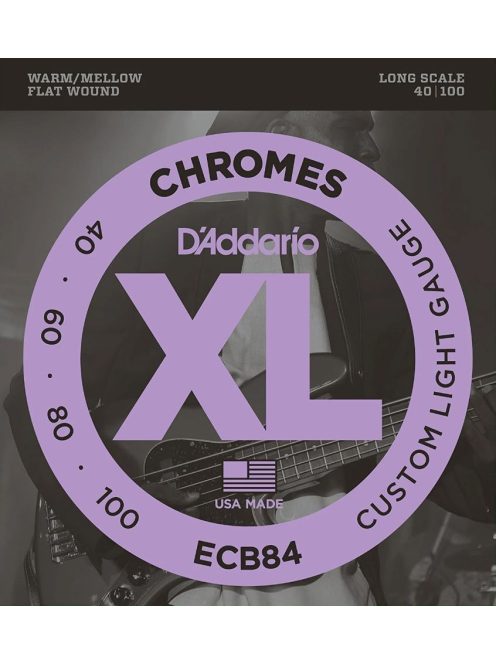 D'Addario ECB84 Chromes 40-100 basszus gitárhúr