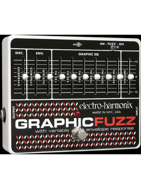 Electro-harmonix effektpedál Graphic Fuzz multifunkciós
