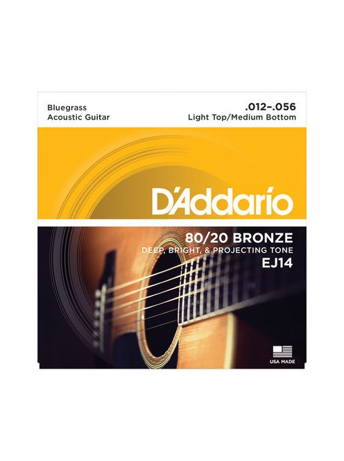 D'Addario 80/20 bronze 012-056 -bluegrass - készlet