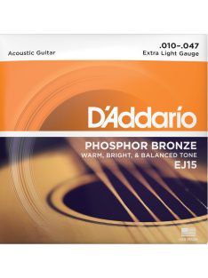   D'Addario phosphor bronze 010-047 -Extra light -készlet
