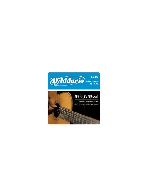 D'Addario Silk&Steel 011-047 - készlet