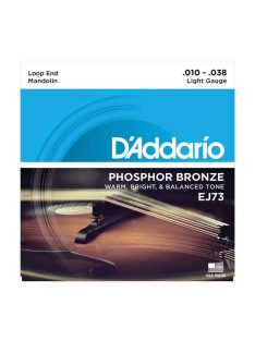   D'Addario EJ73 Phosphor Bronze Light Mandolin Strings (10-38)