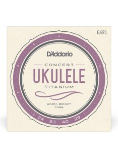 EJ87C Titanium Ukulele HÚRKÉSZLET, Concert