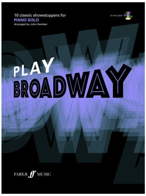Play Broadway piano solo- CD melléklettel