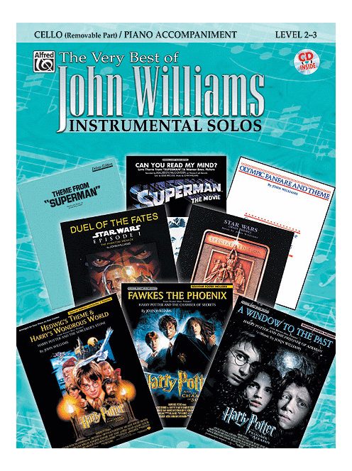 The Very Best of John Williams Instrumental Solo - Cello (Removable Part) - Level 2-3-CD Inside