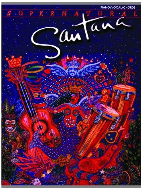 Santana:  Supernatural-piano-vocal-guitar