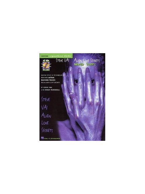 Steve Vai:  Alien Love Secrets gitár oktató-  CD melléklettel