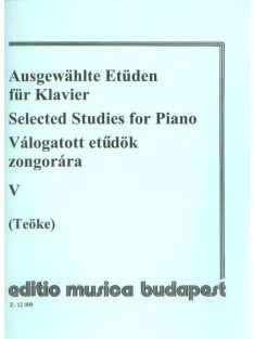   Korányiné Teőke Mariann:  Válogatott etüdök zongorára V.