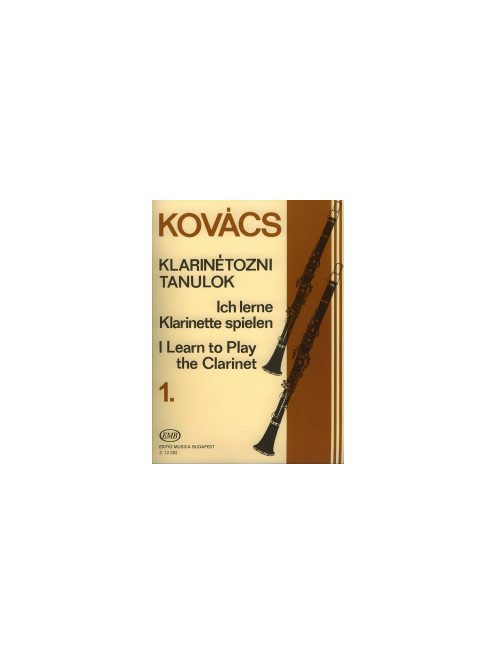Kovács Béla:  Klarinétozni tanulok 1