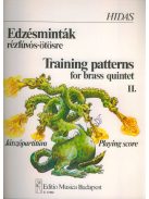 Hidas Frigyes:  Edzésminták 2.-rézfúvósötösre-játszópartitúra