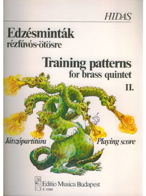 Hidas Frigyes:  Edzésminták 2.-rézfúvósötösre-játszópartitúra