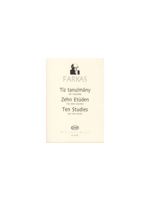 Farkas: Tíz tanulmány két hegedűre