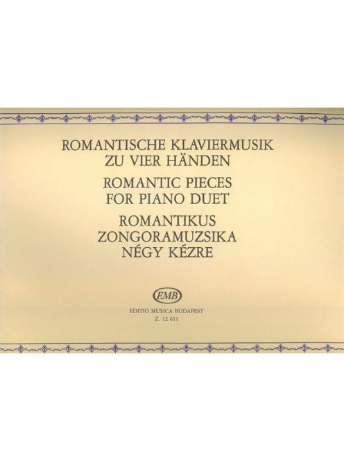 Kováts Gábor: Romantikus zongoramuzsika-négykezes