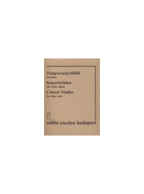 Kovács Lóránt:  Hangversenyetüdök fuvolára