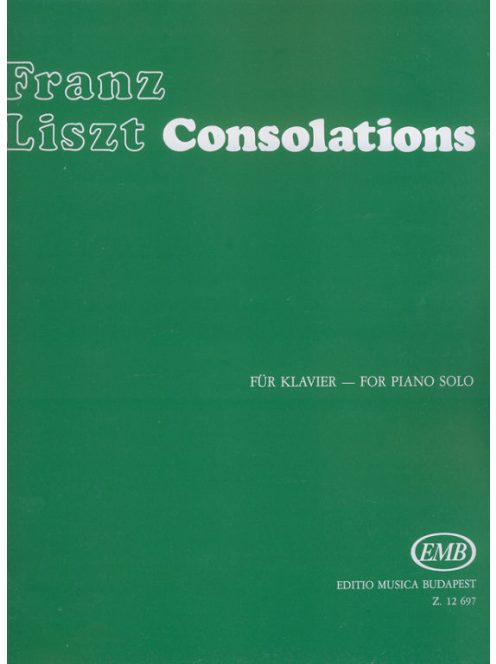 Liszt Ferenc:  Consolations (First version and revised version) - Madrigal