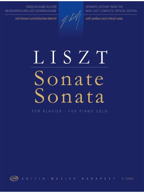 Liszt Ferenc: Sonata - zongorára (R 21, SW/SH 178, NG2 A179)