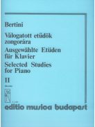 Bertini, Henri: Válogatott etűdök zongorára 2