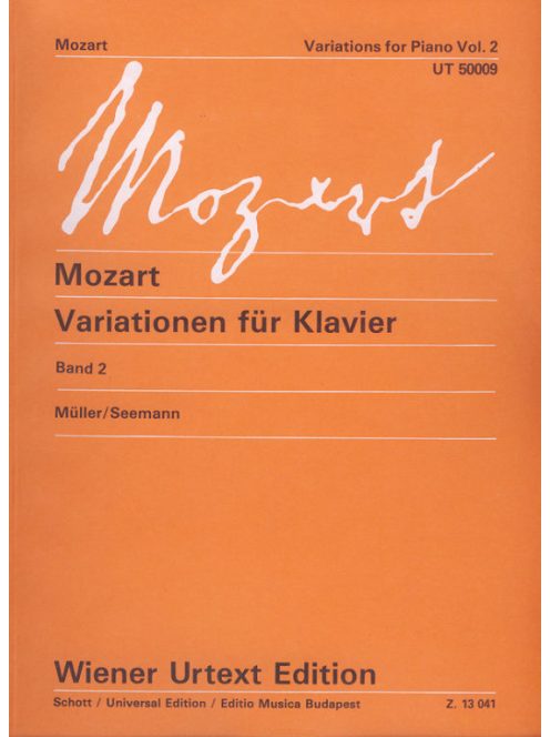Wolfgang Amadeus Mozart:  Variationen 2