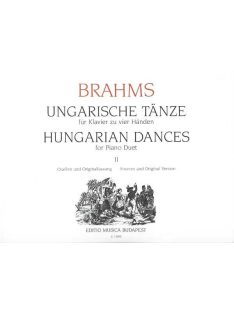 Johannes Brahms:  Magyar táncok 2-négykezes