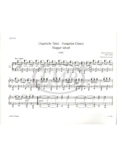 Johannes Brahms:  Magyar táncok 2-négykezes