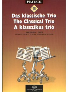   Pejtsik Árpád:  A vonós kamarazene iskolája 3. A klasszikus trió