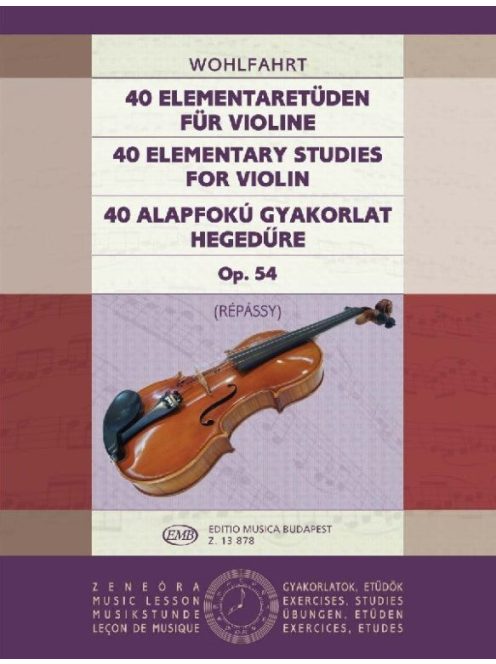 Franz  Wohlfahrt:  40 alapfokú gyakorlat