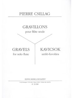   (Új kiadás készül jelenleg nem elérhető) Pierre Csillag: Kavicsok szóló-fuvolára