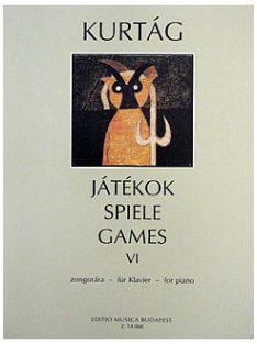   Kurtág György: Játékok VI.-naplójegyzetek, személyes üzenetek-jelenleg nem kapható