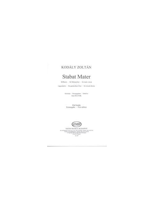 Kodály: Stabat Mater