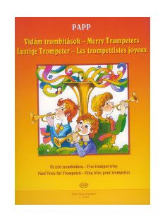 Papp Lajos:  Vidám trombitások-Öt trió trombitára