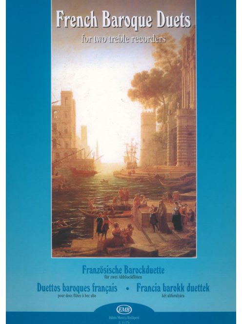 Michel de La Barre:  Francia barokk duettek két altfurulyára