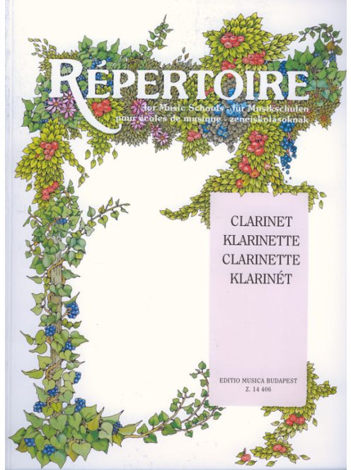 Perényi Éva,Perényi Péter:  Répertoire zeneiskolásoknak-klarinét