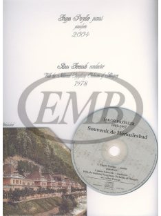   J.Pazeller: Herkulesfurdői emlék-zongora kotta CD melléklettel