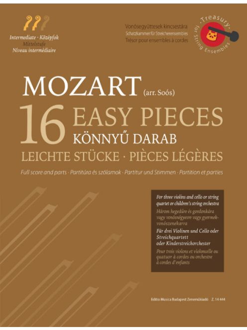 Mozart, Wolfgang Amadeus: 16 könnyű darab