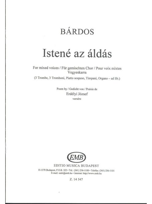Bárdos Lajos: Istené az áldás