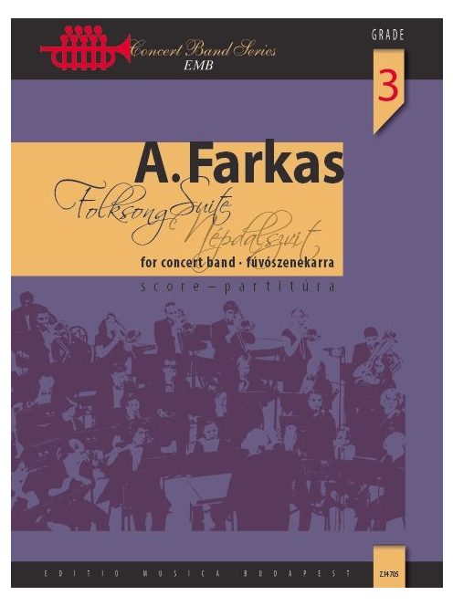 Farkas Antal:  Népdalszvit-fúvószenekarra (partitúra)