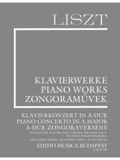   Liszt Ferenc: A-dúr zongoraverseny és más művek (Suppl.15)