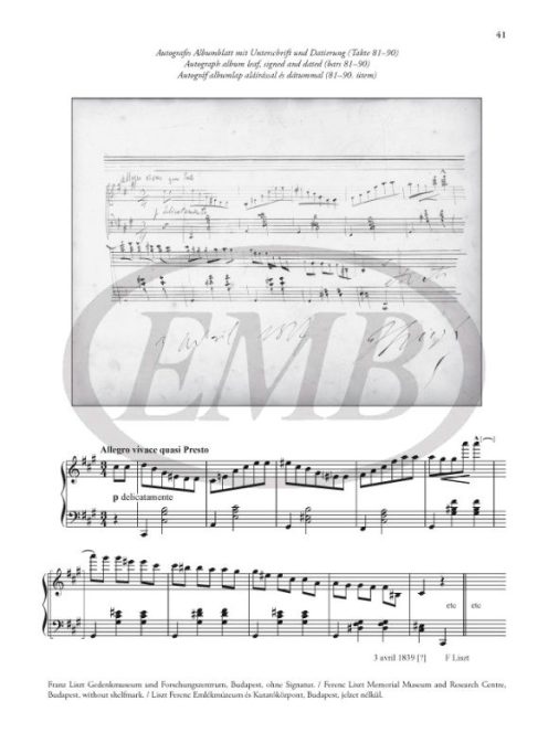 Liszt Ferenc: A-dúr zongoraverseny és más művek (Suppl.15)
