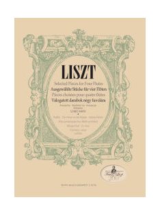 Liszt Ferenc:  Válogatott darabok négy fuvolára