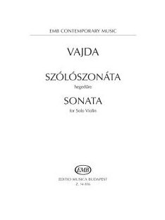 Vajda János:  Szólószonáta hegedűre