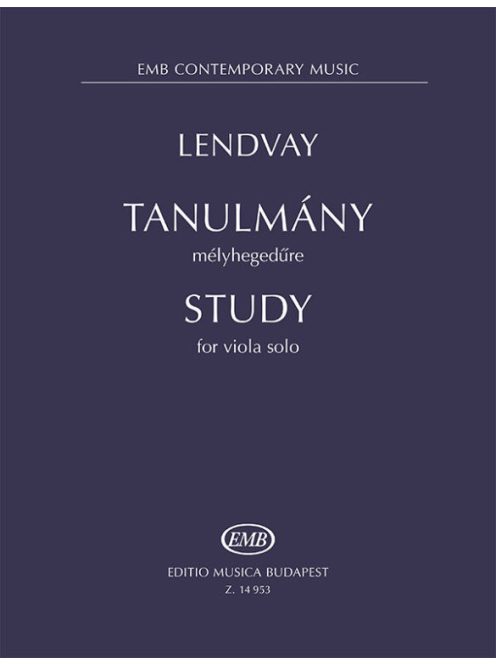 Lendvay Kamilló: Tanulmány mélyhegedűre