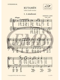   Bárdos Lajos: KUTAMÉN - három gyermekkar Lukin László verseire