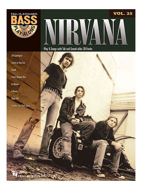 Nirvana:  The Best Of...lépésrő-lépésre basszusgitárra- CD melléklettel