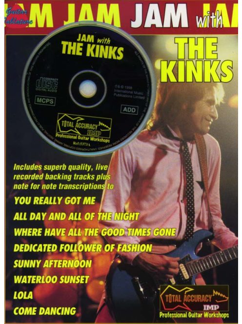 The Kinks:  Jam With The Kinks-gitár TAB- CD melléklettel