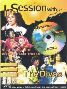   In Session With The Divas-piano-vocal-guitar- CD melléklettel