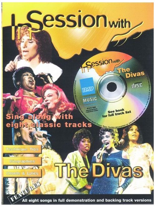 In Session With The Divas-piano-vocal-guitar- CD melléklettel