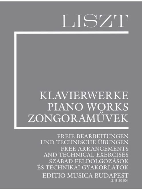 Liszt Ferenc: Szabad feldolgozások és technikai gyakorlatok (Suppl.16)